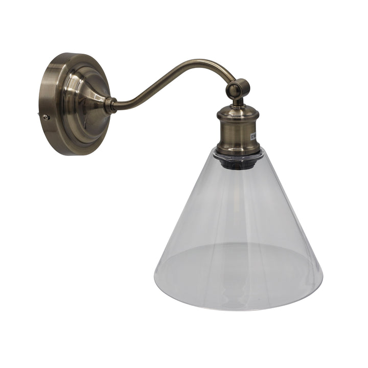 ABBY Antique Brass Wall Light