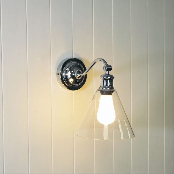 ABBY Chrome Wall Light