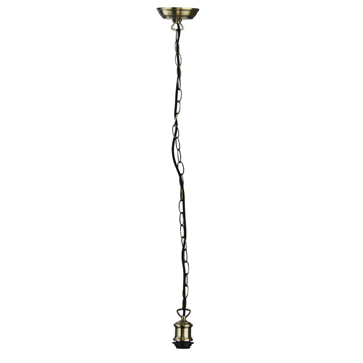 ALBANY Chain Suspension 170cm Antique Brass and Black