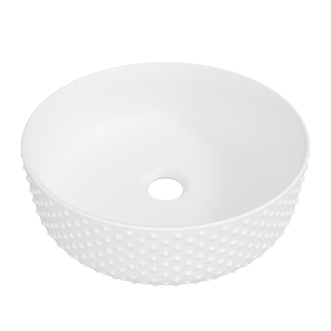 Allure Dimple Basin 360mm - White Matte