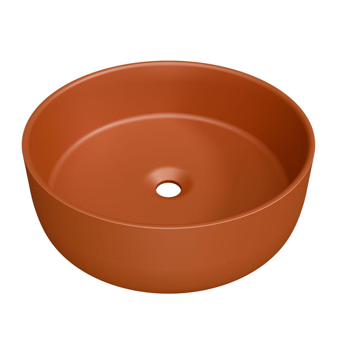 Allure Basin 360mm - Terracotta Matte