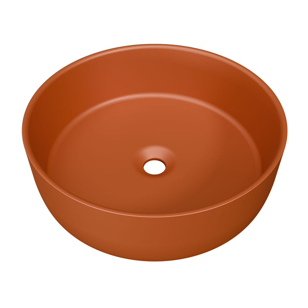 Allure Basin 360mm - Terracotta Matte