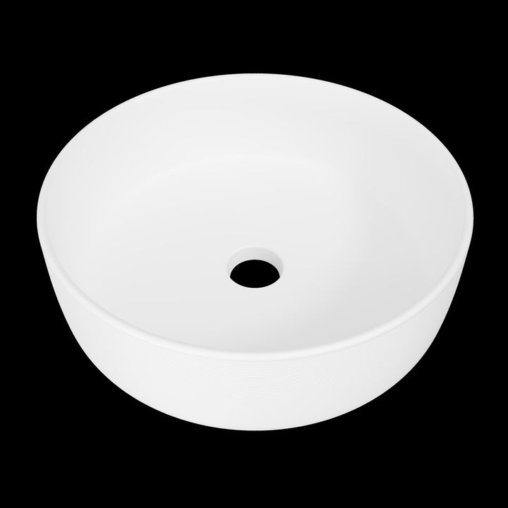 Allure Raked Basin 360mm White Matt