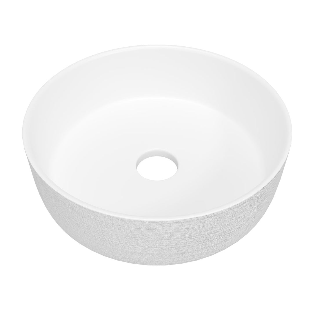 Allure Raked Basin 360mm - White Matte