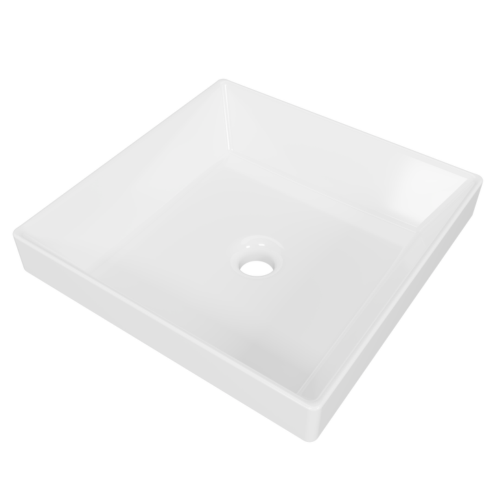 Arcade Basin 400mm White Gloss