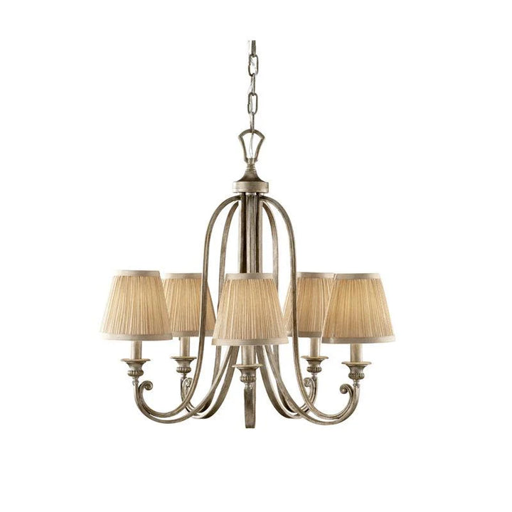 Abbey 3-Light/5-Light Chandelier in Silver Sand