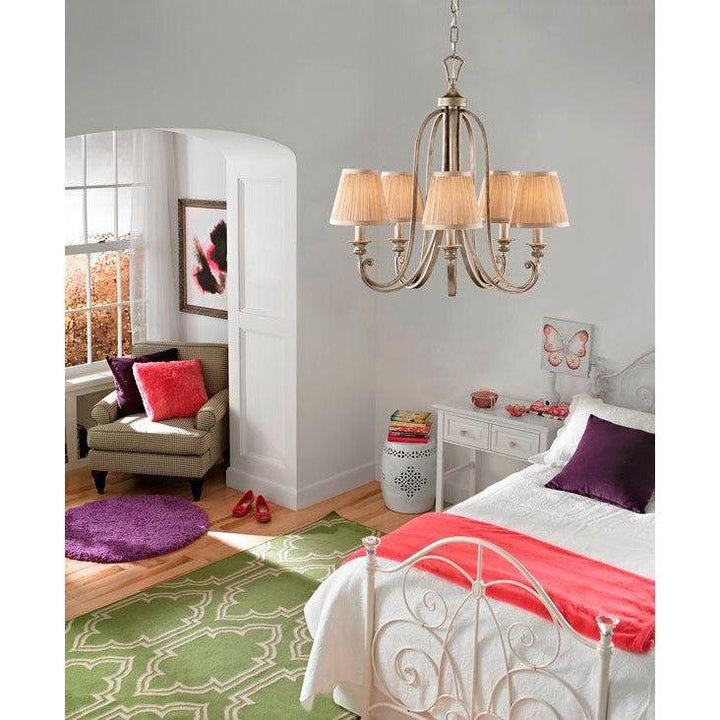 Abbey 3-Light/5-Light Chandelier in Silver Sand