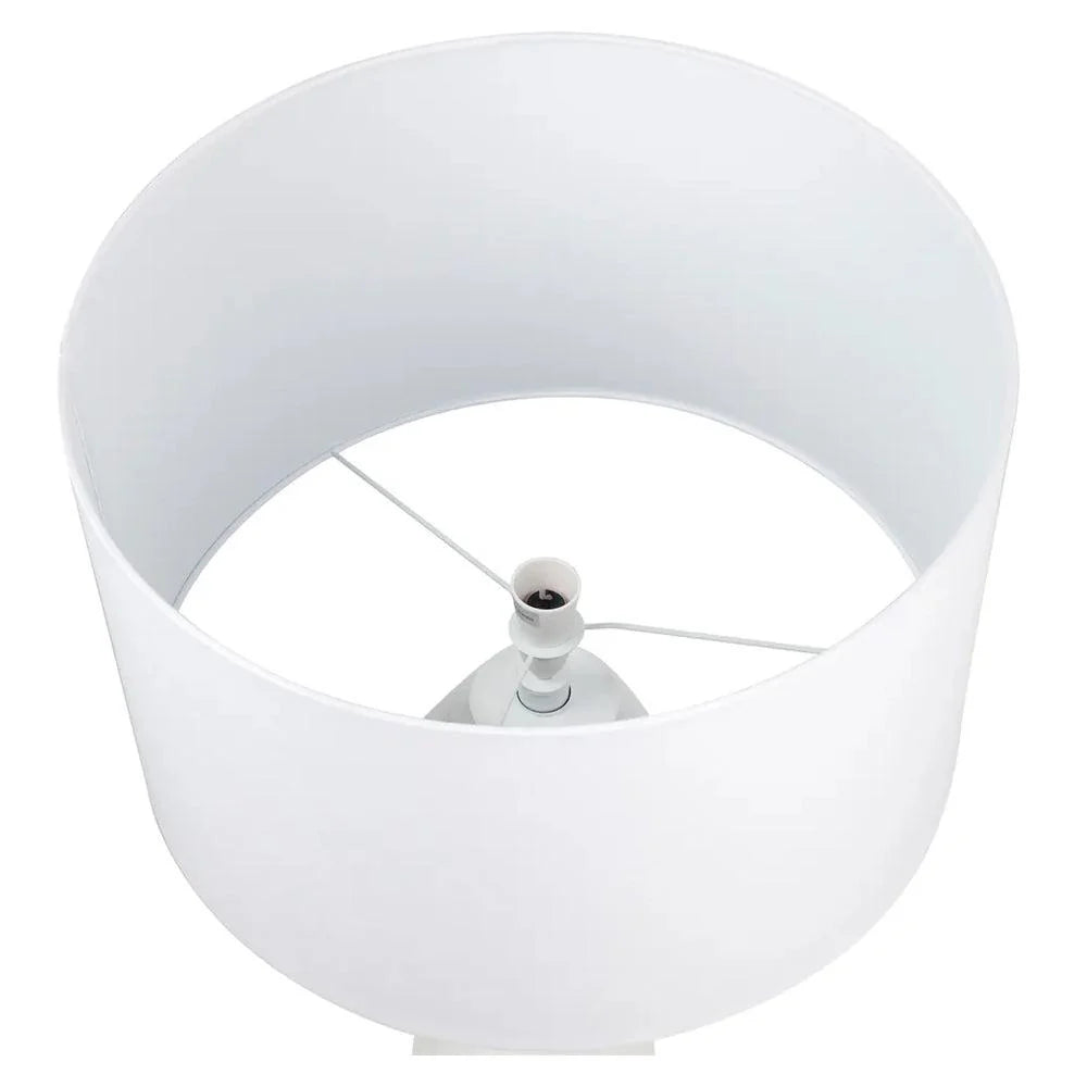 Abstract Floor Lamp in White