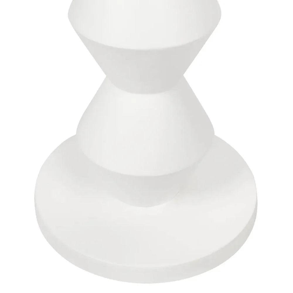 Abstract Floor Lamp in White