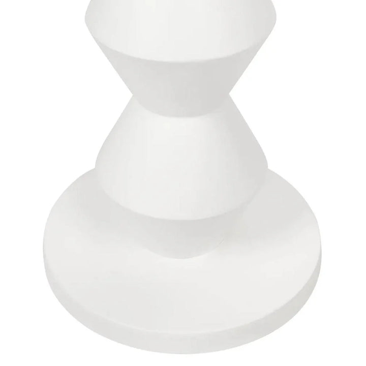 Abstract Floor Lamp in White