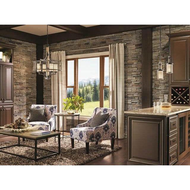 Ahrendale 4-Light Chandelier - Anvil Iron