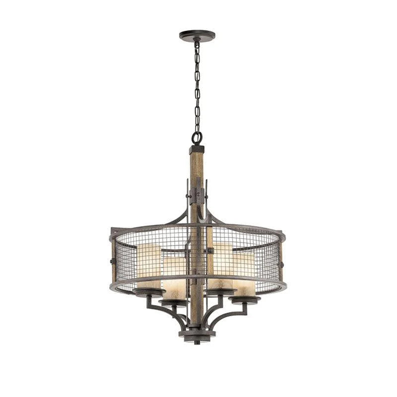 Ahrendale 4-Light Chandelier - Anvil Iron