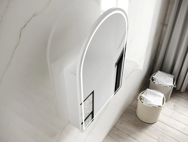 Archie 900x600 White LED Shaving Cabinet