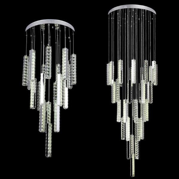 Arctic Crystal LED Pendant Light – Small or Large