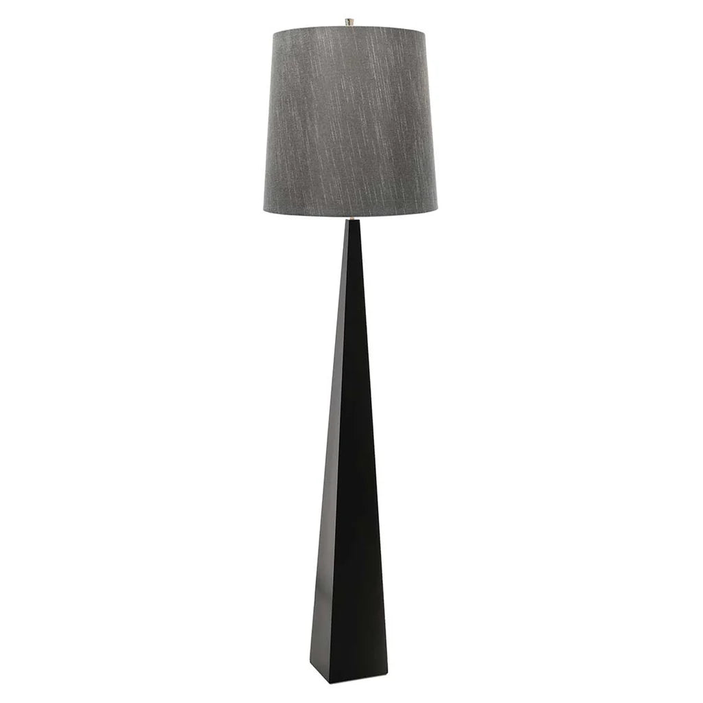 Ascent Floor Lamp – Black, Polished Nickel & White