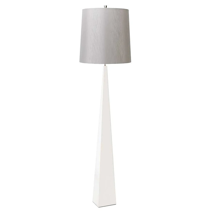 Ascent Floor Lamp – Black, Polished Nickel & White