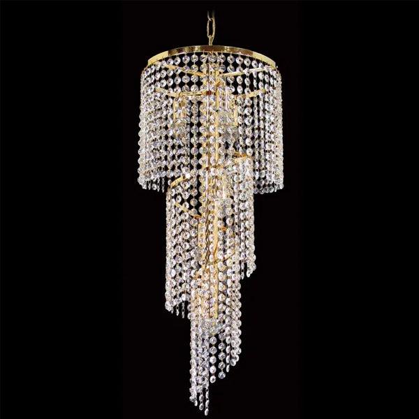 Asfour Crystal 6-Light Chandelier in Gold