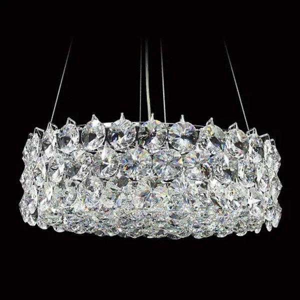 Asfour Crystal 8-Light Chandelier in Chrome