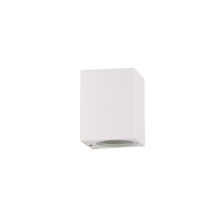 Atlas Black and White Outdoor Wall Light