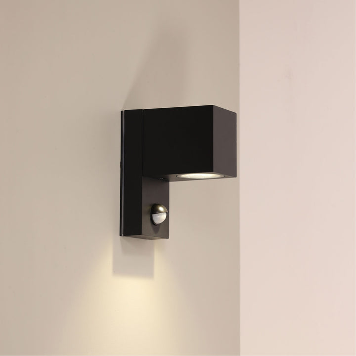 Atlas Sensor Black and White Outdoor Light