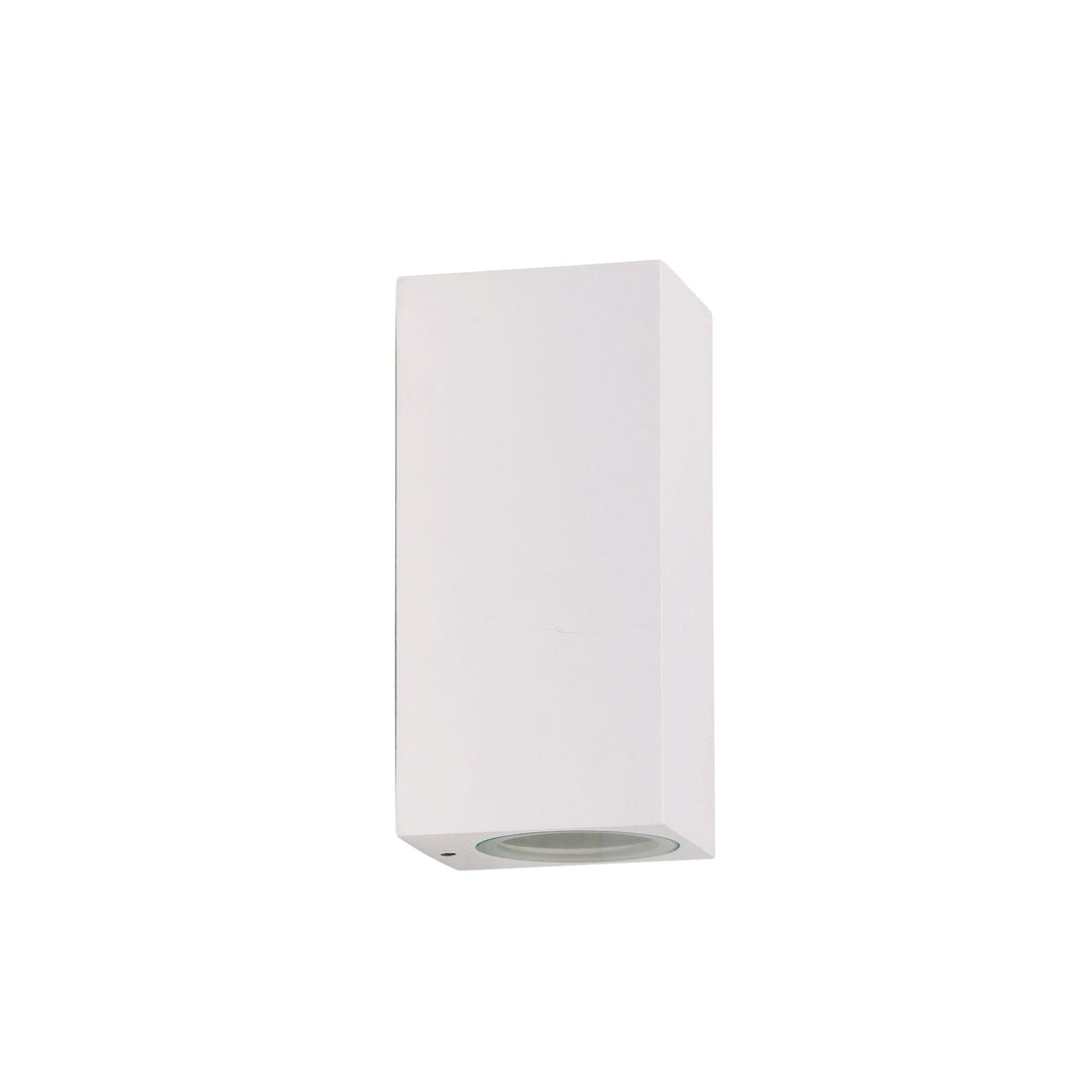 Atlas Twin Black and White Outdoor Wall Light