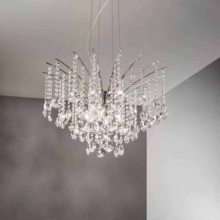 Audi-77 Chandelier 6Lt in Chrome