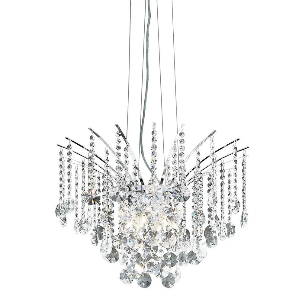 Audi-77 Chandelier 6Lt in Chrome