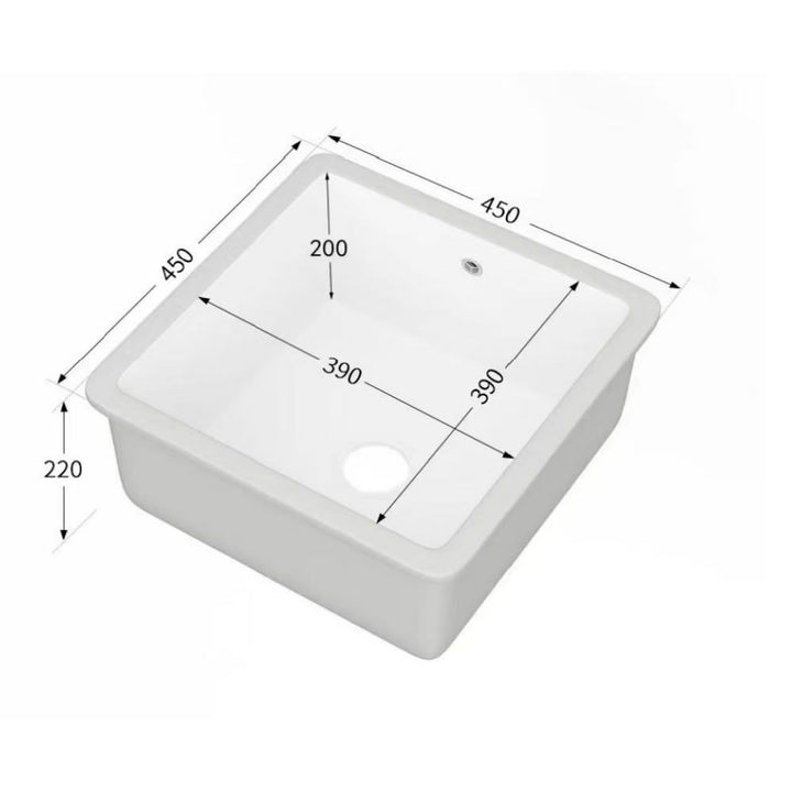 Autumn Laundry Stone/Ceramic Bowl White Top Only