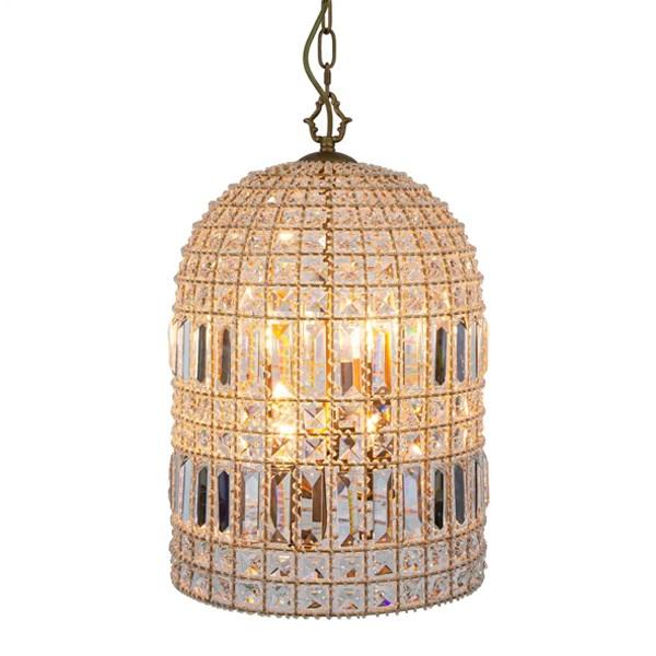 Avira Clear Glass Chandelier