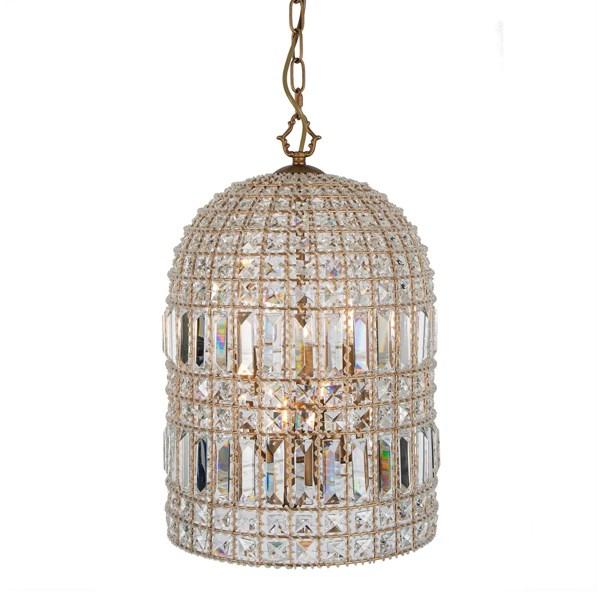 Avira Clear Glass Chandelier