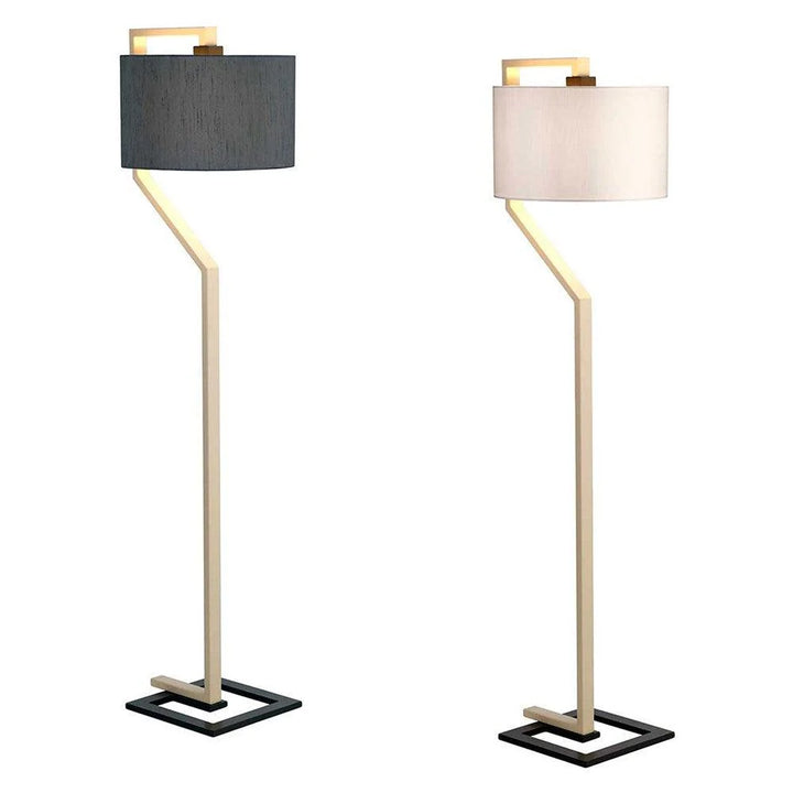 Axios Floor Lamp in Grey and Ivory