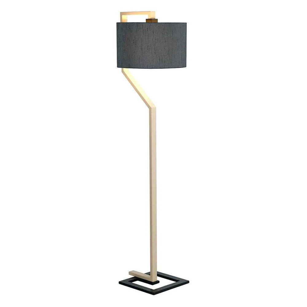 Axios Floor Lamp in Grey and Ivory