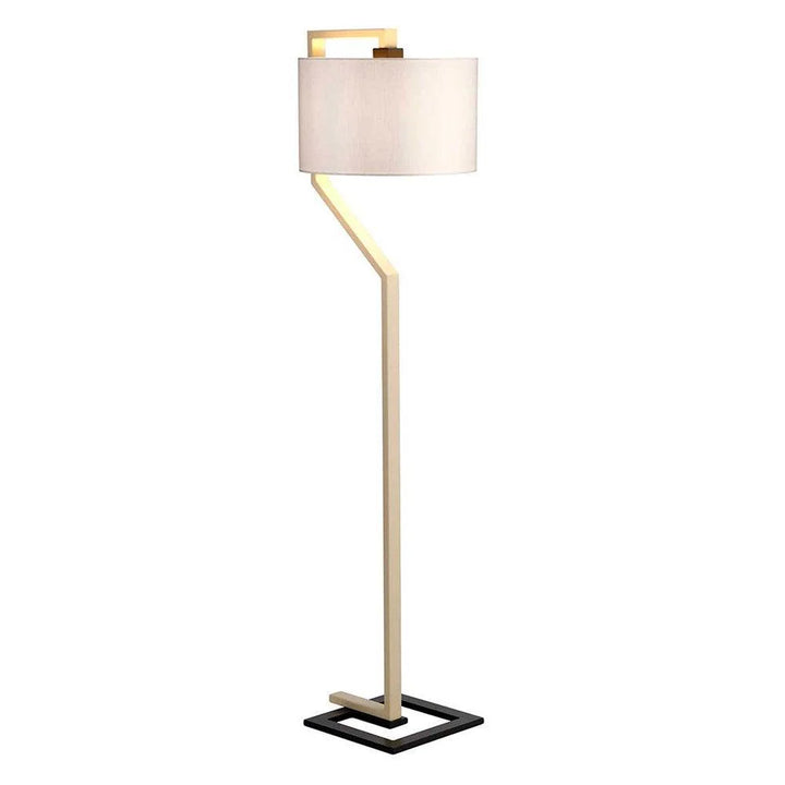 Axios Floor Lamp in Grey and Ivory