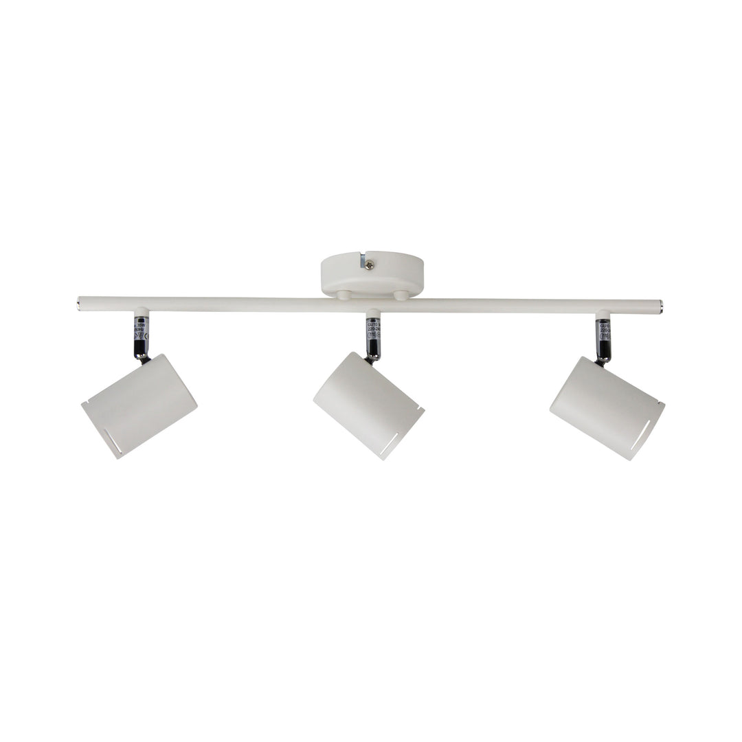 BARIL 3 Light LED-Ready Adjustable Spotlight - White & Black