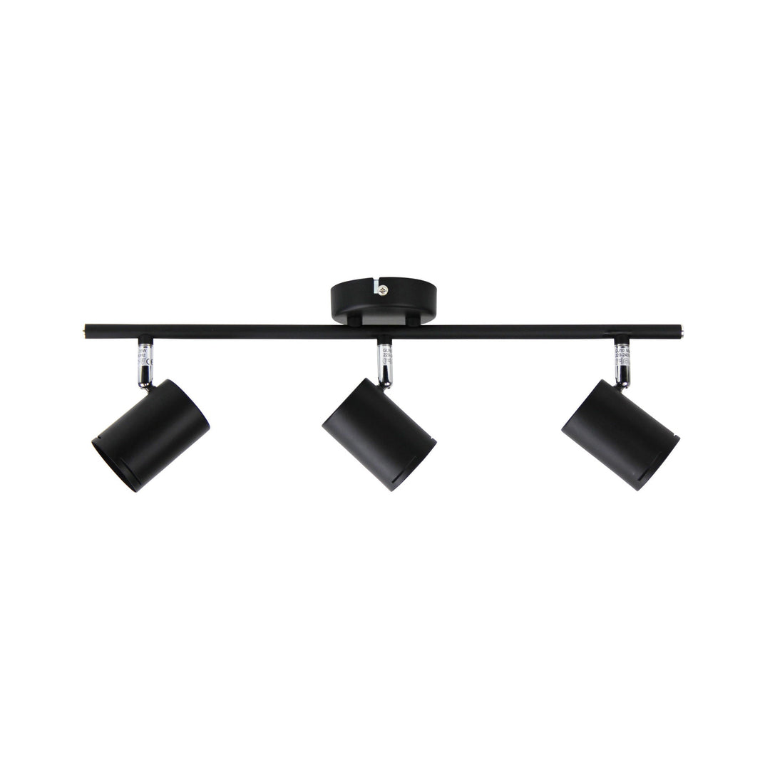 BARIL 3 Light LED-Ready Adjustable Spotlight - White & Black