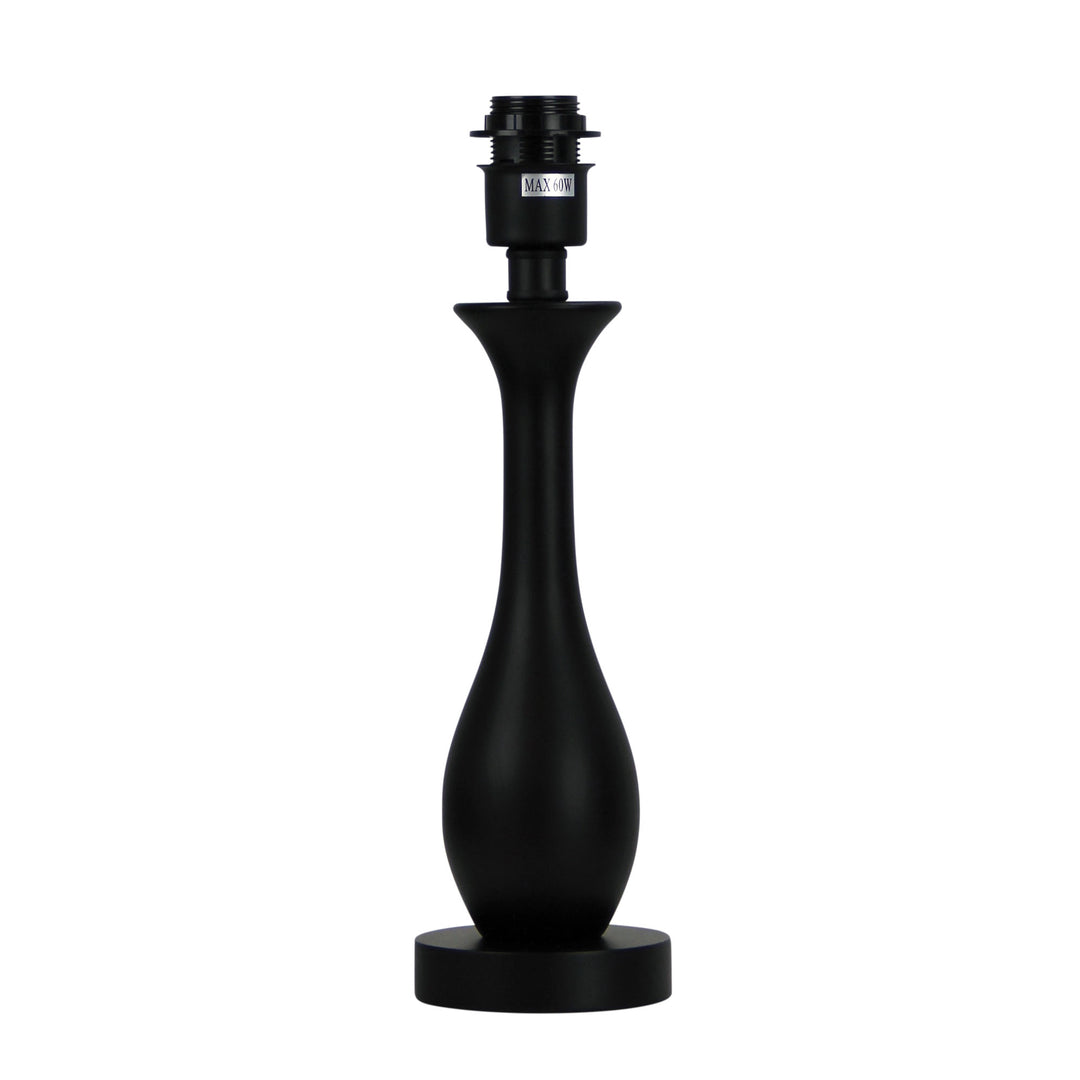 BARTON Table Lamp - Dark Timber Solid Timber Base E27