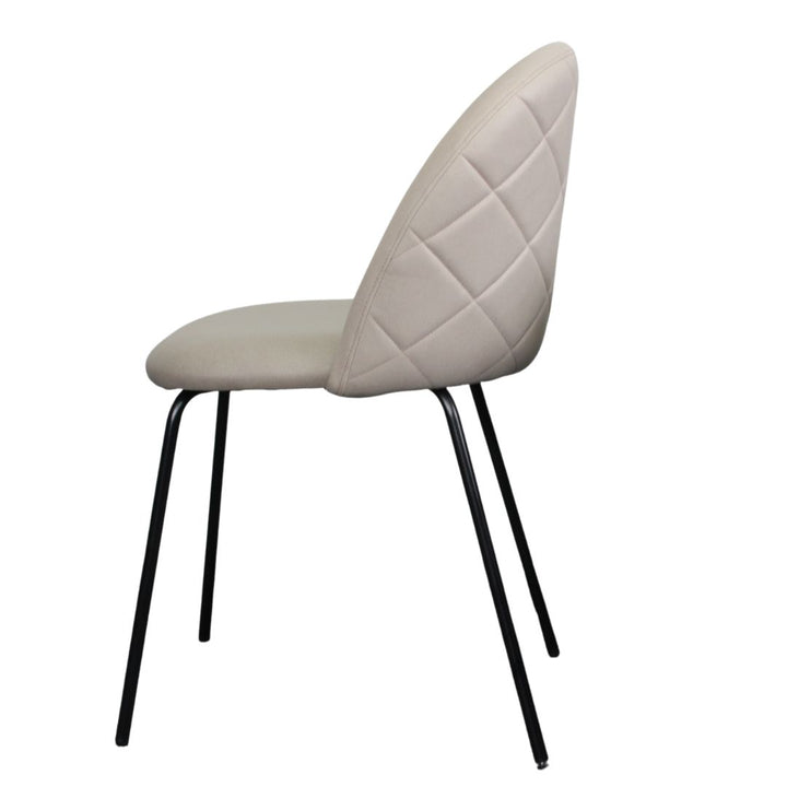 Fiore 5 Pce Round Dining White Marble with Florin Technology Fabric Chairs for bathrooms and home - Pilbara Bathroom Warehouse