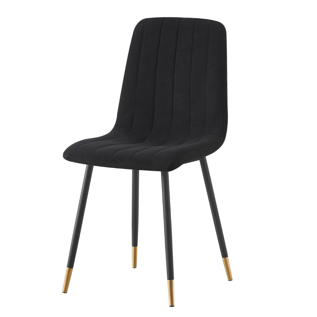 Theo Chair Black velvet