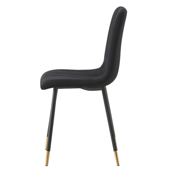 Theo Chair Black velvet