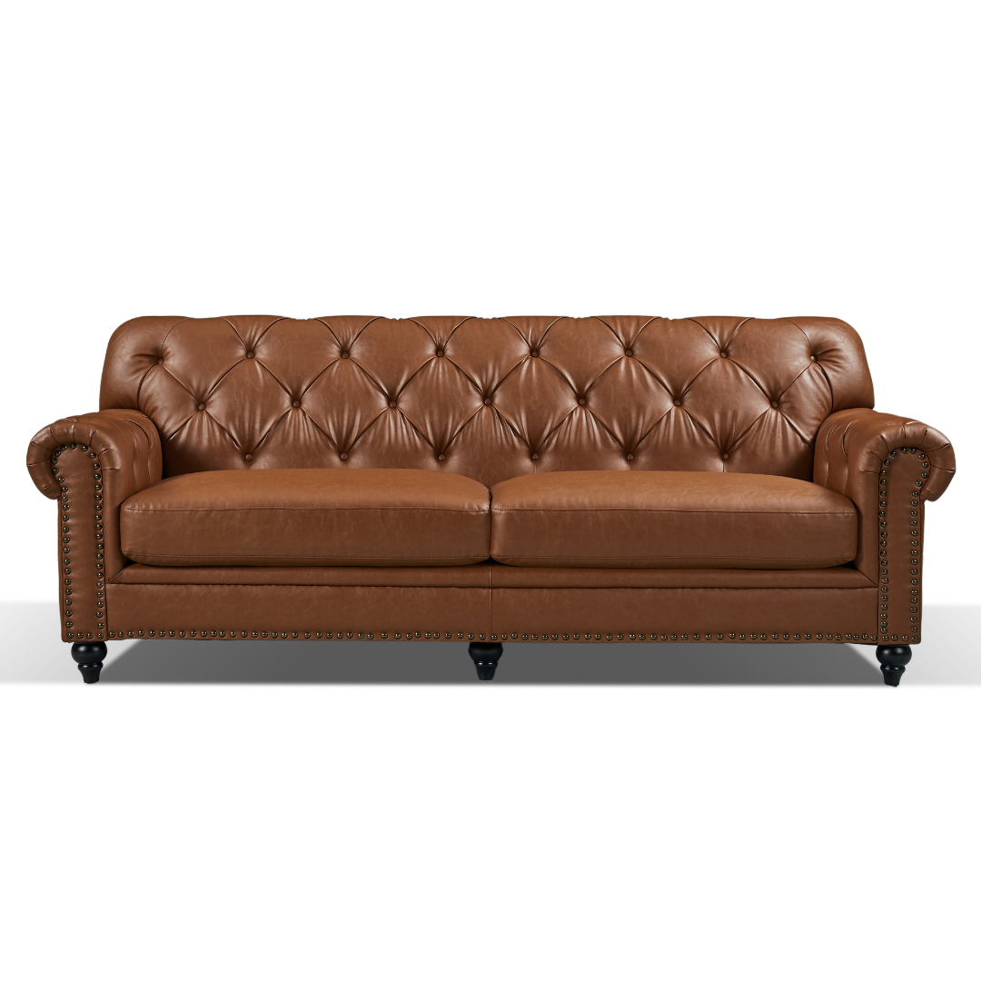 Barclay Chesterfield 3 Seater Tan