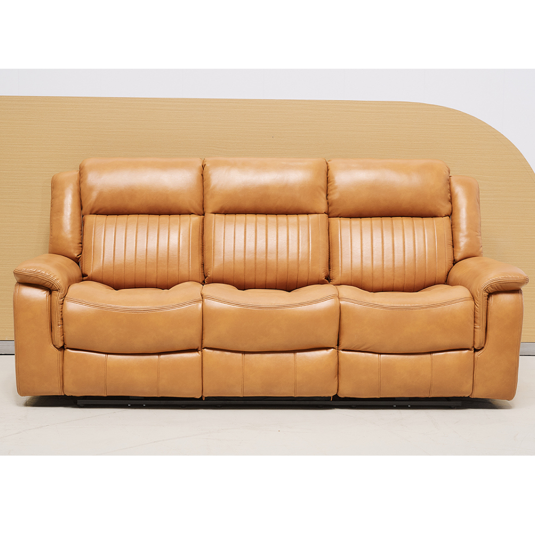 Paragon Power Motion 3 Seater Recliner - Tan