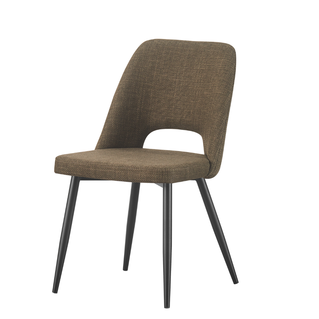 Zara dining chair – Olive fabric