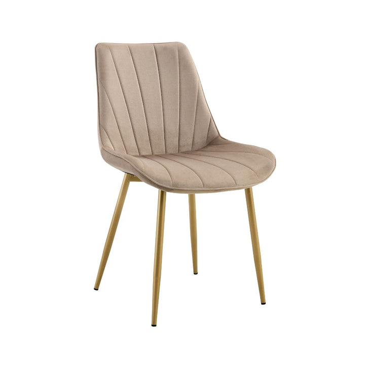Lora Dining Chair Beige/Gold