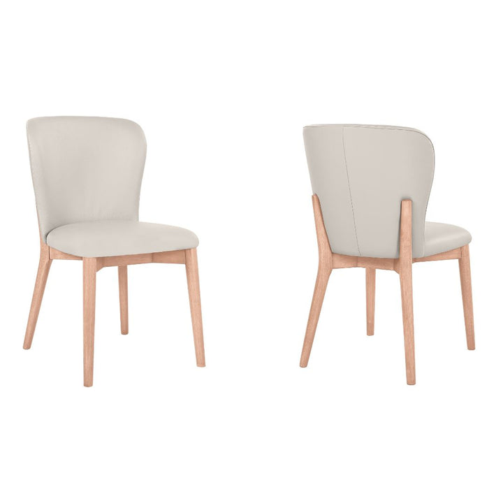 Zarella Dining Chair Beige boucle Fabric/Oak legs