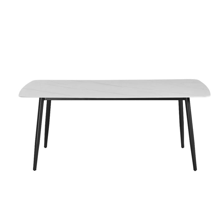 Fiore 180 x 90 White Marble Table