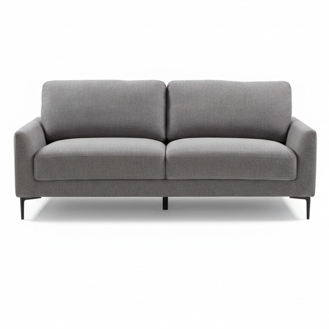 Luca 3 Seater Sofa Grey fabric