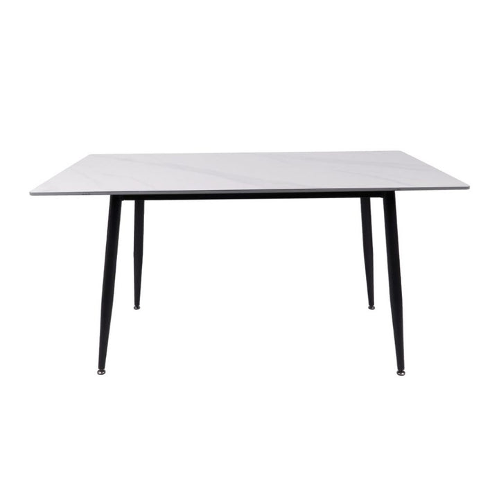 Fiore 150 x 90 White Marble/Sintered Stone Top Table