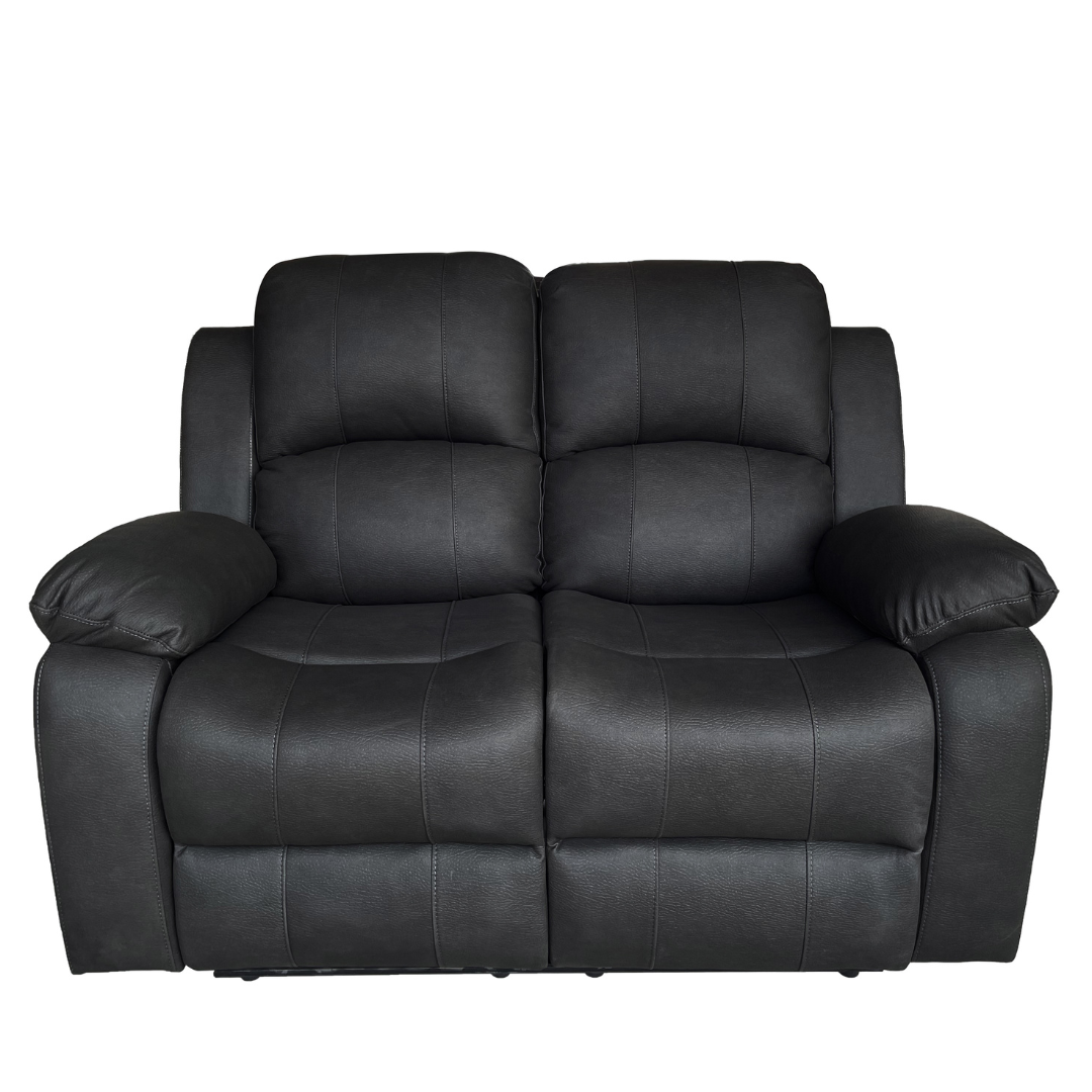 Valor 2 Seater Manual Recliner Brown Technology Fabric