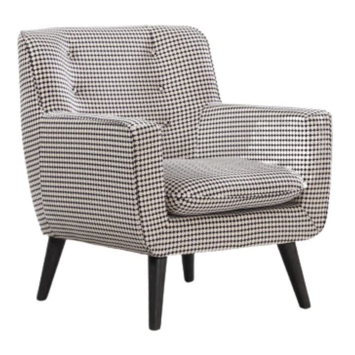 Georgia Chair - Monochrome Dot Print