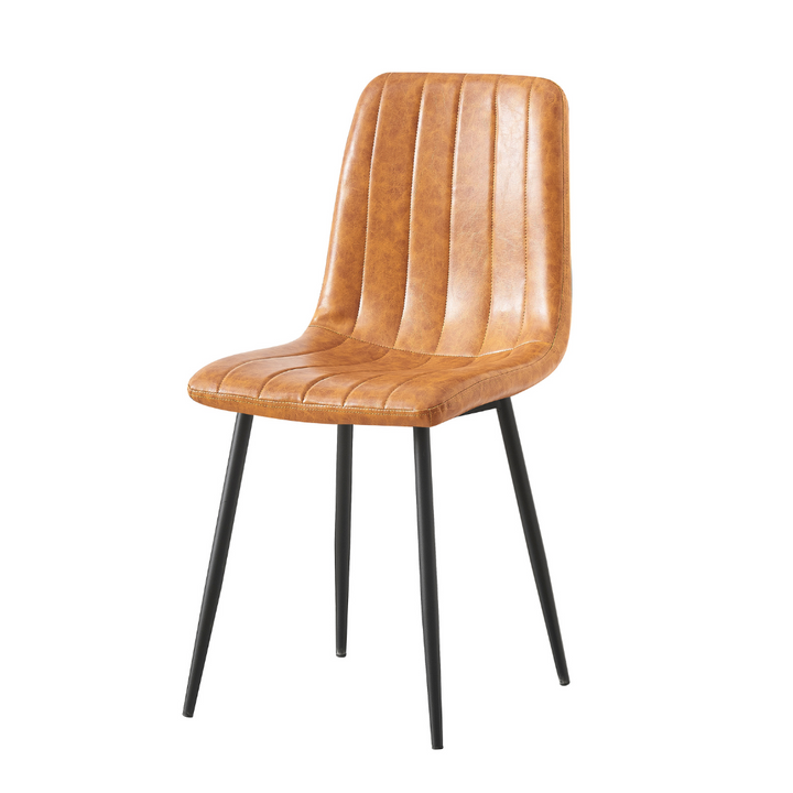 Theo Chair Tan faux leather